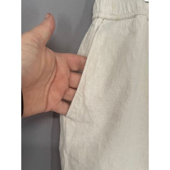 14th Union Pants Mens XL Slim Fit Linen Blend Drawstring Casual Summer Casual - Picture 4 of 10